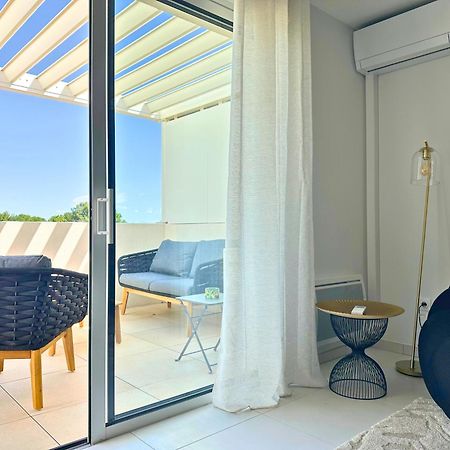 Le Square D'Evan - Appartement De Standing - Grande Terrasse Exterieure - Climatisation Saint-Aunes Eksteriør bilde