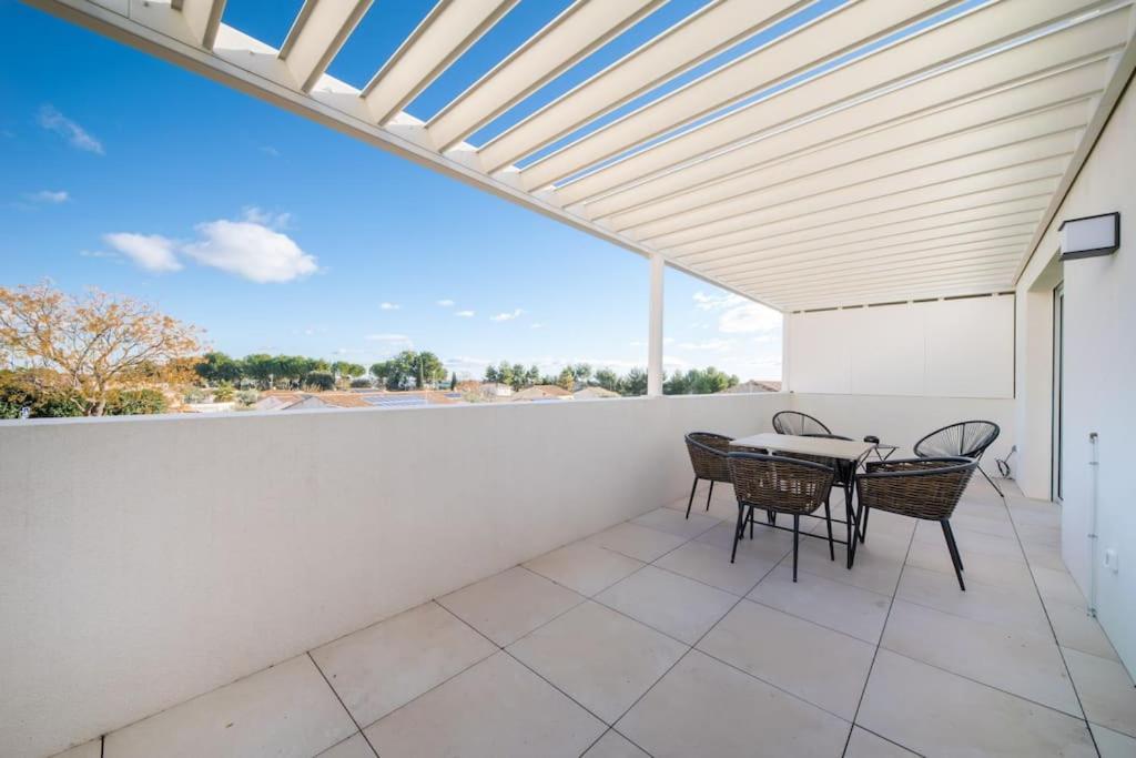 Le Square D'Evan - Appartement De Standing - Grande Terrasse Exterieure - Climatisation Saint-Aunes Eksteriør bilde